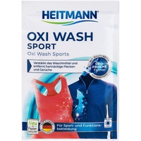 Heitmann Oxi Wash Sport, intensive Reingung mit Multi Aktiv Sauerstoff für Sport- und Funktionsbekleidung, 1x50 g