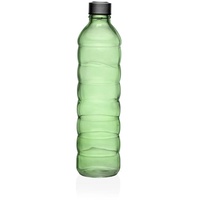 Versa Flasche 1,22 l Grün Glas Aluminium 8,5 x 33,2 x 8,5 cm