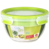 Emsa Frischhaltedose CLIP & GO 9,5 cm hoch transparent 1,0 l, 1 St.