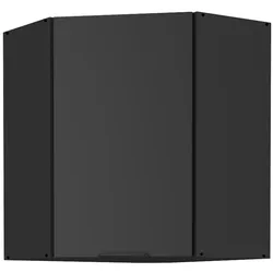 Küchen Eckhängeschrank 60x60 cm SIENA Schwarz Küche Küchenzeile Küchenblock