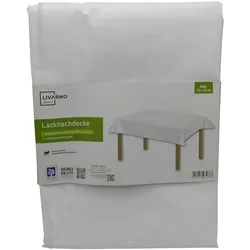LIVARNO home Lacktischdecke abwischtbar Vlies-Unterseite pflegeleicht schmutz...