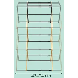 Relaxdays 0 m natur/schwarz