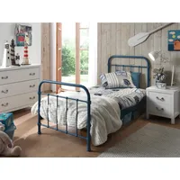 Vipack Metallbett New York 90 x 200 cm blau