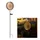 garden hero LED Solar Gartenstecker Rostlook 20,5 x 5,5 x 98 cm inkl. Spritzwasserschutz braun
