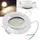 ChiliTec LED-Einbauleuchte "Flat-26" warmweiß - weiß