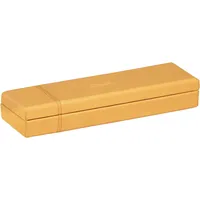 Rhodia Stiftebox aus Kunstleder, 21x5,5x3cm - orange