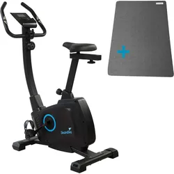 Ergometer Bragi Heimtrainer, 7 kg Schwungmasse, inkl. Bodenschutzmatte schwarz No Size