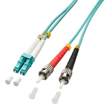 Lindy 46385 Glasfaser LWL Anschlusskabel 15.00m Multimode OM3