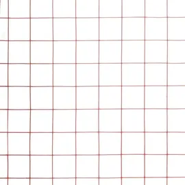 vidaXL Drahtzaun Stahl mit Pvc-beschichtung 10x1 m Rot vidaXL