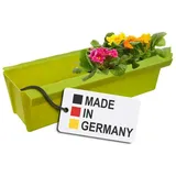Buri Europaletten Blumenkasten Hellgrün Pflanzkasten zum An- & Einhängen Blumentopf