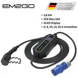 EM2GO Portables EV-Ladegerät 3.6kW