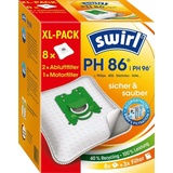 Swirl Staubsaugerbeutel Swirl® PH 86/96 EcoPor® XL Vorteilspack, (Packung, 11 St., für Philips