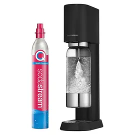 Sodastream ENSO Schwarz + PET-Flasche + Zylinder