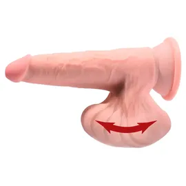 KING COCK PLUS King Cock 6" Triple Density with Swinging Balls“,