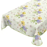 ANRO Wachstuchtischdecke abwaschbar Garten Tischdecke Wachstuch Rund Oval Eckig
