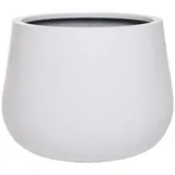 Vivanno Blumentopf GIRAR Weiß Wetterfest Frostsicher 37 cm