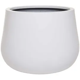 Vivanno Blumentopf GIRAR Weiß Wetterfest Frostsicher 37 cm