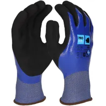 Pro Fit Schnitthandschuh Ultra DRY CUT D Gr.10 blau/schwarz EN 388,EN 407 PSA II PRO FIT