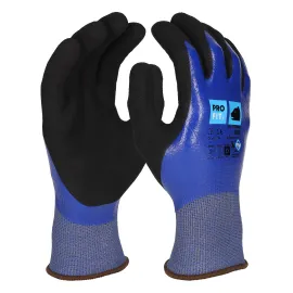 Pro Fit Schnitthandschuh Ultra DRY CUT D Gr.10 blau/schwarz EN 388,EN 407 PSA II PRO FIT
