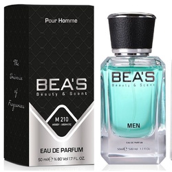 BEA’S Eau de Parfum Beauty & Scent M210 Woody – Aromatic Men Männerduft 50 ml Jasmin Muskatnuss Melone Ingwer, 1-tlg.