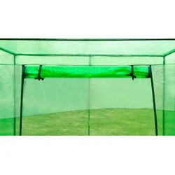 vidaXL Gewächshaus Stahlrahmen PVC