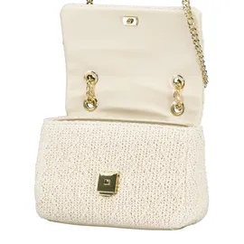 Valentino Ocarina Summer Schultertasche 8 cm Beige