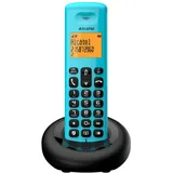 Alcatel E160 DECT-Telefon mit Anrufer-ID Schwarz Grün