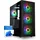 dcl24.de dcl24 High End PC AMD Ryzen 5 5500, RTX4060 8GB - 1000GB SSD, 32GB DDR4, Gamer Computer mit 6x4.2 GHz, weißer PC mit WLAN, Streamer PC Windows 11 Pro [20152]