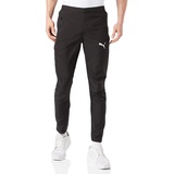 Puma Liga Sideline Woven Pants Hose, Schwarz Weiß, 44/46 EU