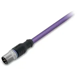 Wago 756-1403/060-200 CANopen-/DeviceNet-Leitung, M12A-Stecker, axial, 5-polig, violett 7561403060200