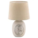 Rabalux LED Leselampe "Dorka" Keramik, braun, rund, E14, IP20, ø180mm braun