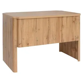 MCW Schreibtisch MCW-P42, Bürotisch Computertisch, 4 Schubladen MDF 78x110x60cm ~ Wotan-Eiche-Optik