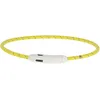 Maxi Safe LED-Halsband, Nylon, Länge 65 cm, gelb