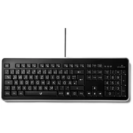 Lacerto Deutsche Tastatur mit Beleuchtung DE