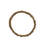 NaDeco Lianen-Ring, gedreht, in vielen Größen erhältlich, 25 | 30 | 35 und 45cm Liannen Kranz Naturkranz aus Zweigen Dekokranz Türkranz Basiskranz DIY Kranz Holzkranz, Größe:Ø 45 cm