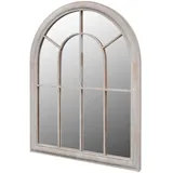 vidaXL Rustikaler Gartenspiegel Bogen 69×89 cm für Indoor und Outdoor