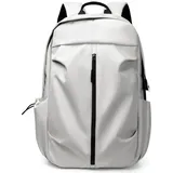 SONARIN Leicht Casual Tagesrucksack,Wasserdicht Business Arbeitstasche 14 Zoll Laptop Rucksack Reise-Rucksack Schulrucksack College-Rucksack Daypack für Damen Herren(Weiß)