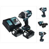 Makita DTW 700 RG Akku Schlagschrauber 18 V 700 Nm 1/2" XPT Brushless + 2x Akku 6,0 Ah + Ladegerät