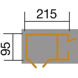 Weka Multibox 367 2,05 x 0,84 m natur