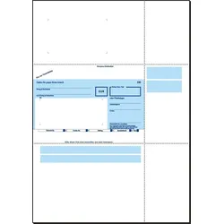 Sigel Formular Euro-Verrechnungsscheck A4 VE=250 Blatt