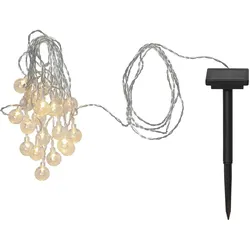 StarTrading LED Solar Lichterkette 20 Mini Kugeln Bälle  4,75m Sensor für Garten