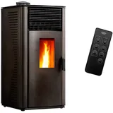 SANNOVER Pelletofen Anita schwarz 12 kW