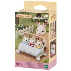 EPOCH 5533 Sylvanian Families® Drillings-Kinderwagen