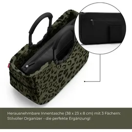 Reisenthel Loopshopper M teddy leo olive 40 x 26 x 20 cm