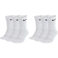 Nike Everyday Cushioned Crew-Trainingssocken White/Black 34-38