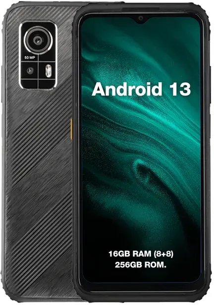 AGM H6 256GB/8GB RAM Dual-SIM 4G Schwarz Smartphone