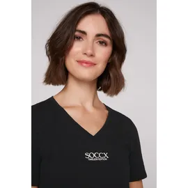 Soccx V-Shirt Schwarz XS