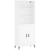 vidaXL Highboard Weiß 69,5x34x180 cm Holzwerkstoff