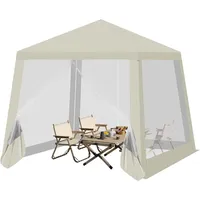 Woltu Pavillon 3 x 3 m inkl. 4 Seitenteile