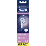 Oral B Oral-B SENSI Ultra Thin Ersatzbürste, 4 Stück(e) Blau, Weiß